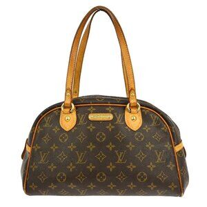 LOUIS VUITTON MONTORGUEIL PM HAND TOTE BAG MONOGRAM M95565 CA1038 YQ04156 BN02